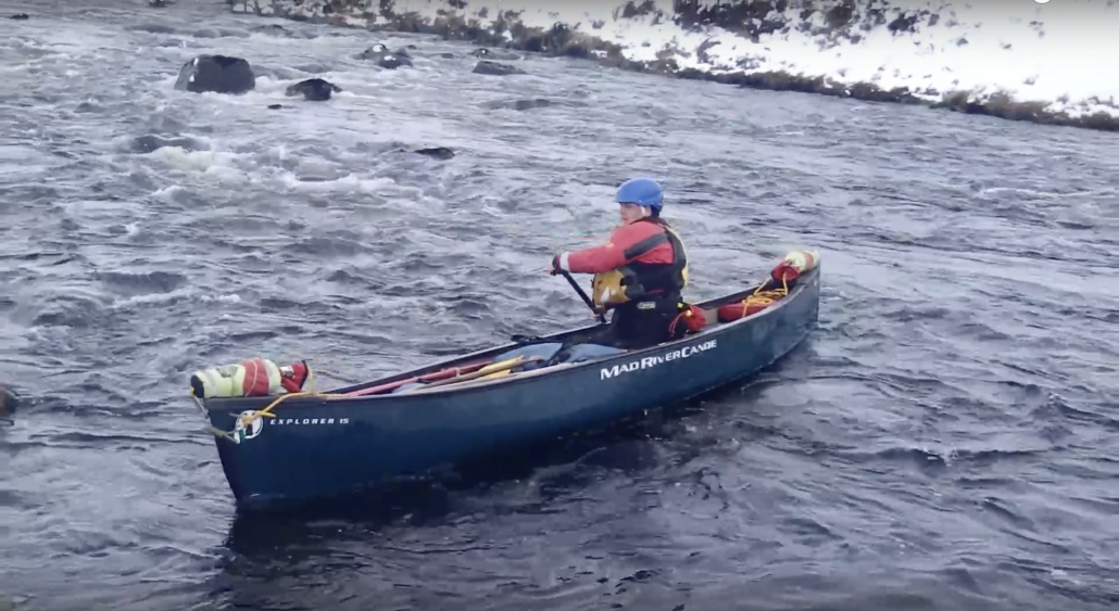 Winter Canoeing Expedition from Rannoch Perth: Day 1