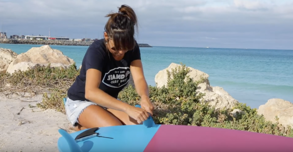 How to Attach Fins to a Stand Up Paddle Board