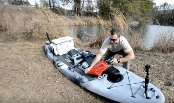 Paddle Board Loaded for Camping - Kaku Kahuna