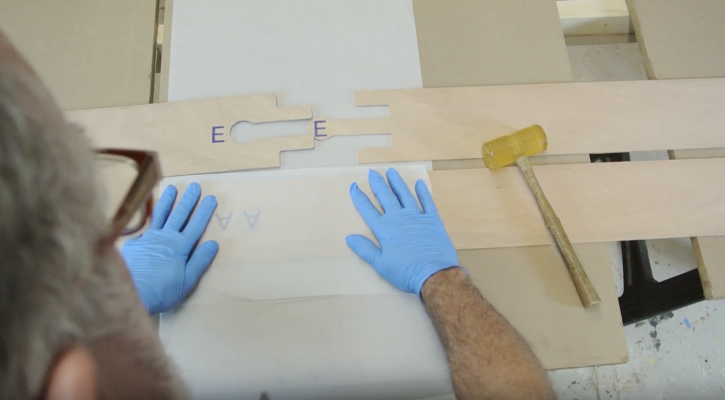 Boardman 14 SUP Construction Video #2: Gluing the Side Scarfs