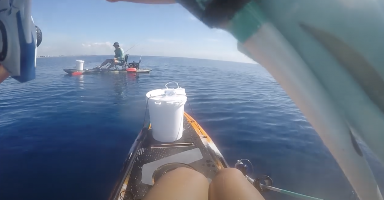 Deep Sea Kayak Fishing ACTION!