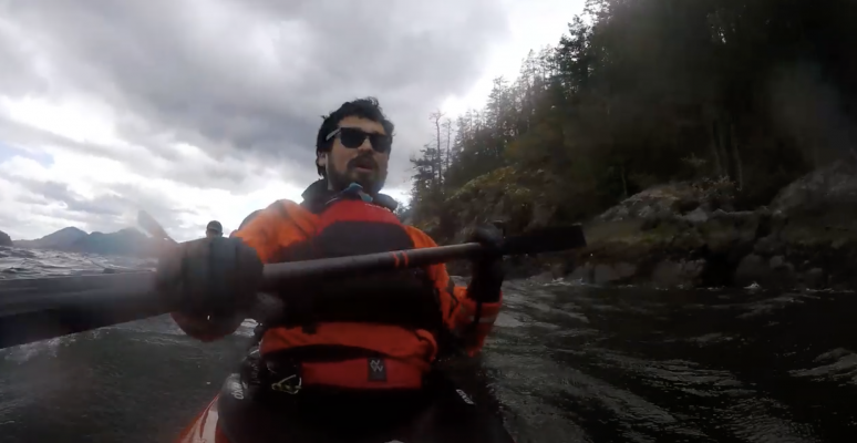 An overnight trip sea kayaking in Howe Sound April 2020.
