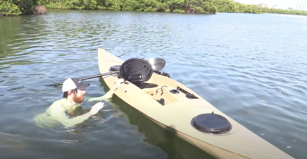 How To Re-Enter A Kayak In Deep Water [Standard & Trick Method]