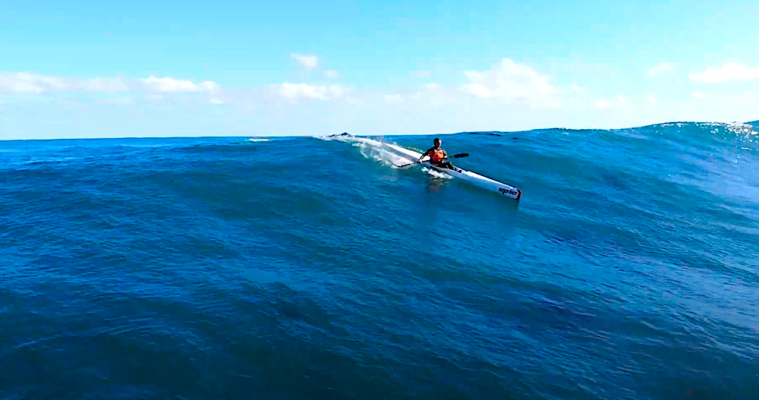 Surfski Surfing with the Mocke bros at the Crayfish Factory Cape Town