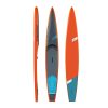 This is the board you can take to most of the races where you don’t know for sure what conditions you can expect: from downwind bumps to flatwater calmness. The rocker line of the Allwater shape fits right in between the Downwind and the Flatwater shape.