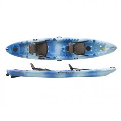 Double your pleasure, double your fun - that's the motto of this tandem sit on top kayak. Like its solo counterpart, the Deuce Coupe is the most versatile tandem sit on top ever produced and the only tandem sit-on-top kayak with a retractable skeg for tracking.