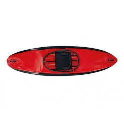 The HYPE is a short kayak for easy rivers up to medium whitewater. The closed canopy with integrated coaming offers a particularly dry and comfortable ride.