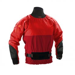 The Paladin Air4.N is a top of a line men's dry jacket to keep you warm and dry while pushing the boundries of white water kayaking even in the "off season". For greater comfort we replaced the latex neck gasket with a double neoprene collar. Outer one to protect and redirect main onslaught of water and the inner fitted collar to keep what ever else out. Strategically positioned seams create a great fit that allows free range of motion / Latex wrist gaskets are protected by longer overcuffs that are adjustable via hook-and-loop for ease of use / Ergonomicaly designed for paddlers / A double tunnel waist band to provide a tight seal against your spray deck /