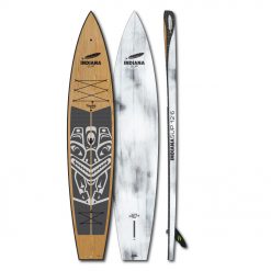 This 12’6 board meets all the demands for touring. The shape makes it fast, but still stable. The allround carbon fabric makes the board robust and light.