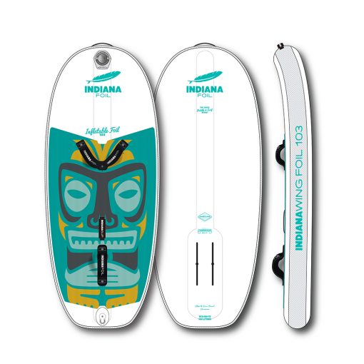 The 103L SUP / Wingfoil Inflatable foilboard is made for riders of an average weight and skill. It is almost indestructible and ideal for traveling.