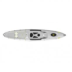 An Innovative and fast Single Person Touring and Fishing Kayak for longer distance adventures or Solo fishing excursions (fishing accessories are available).