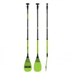 The Jobe Fiberglass Paddle 3pcs is a perfect example of form meeting function. Featuring an extremely light fiberglass shaft for an excellent flex to weight ratio the Jobe Fiberglass Paddle is a joy to hold.