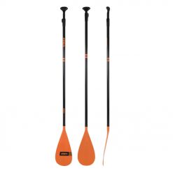 The Jobe Fusion Stick SUP Paddle Orange 3-piece combines two great ingredients to create one great paddle. The shaft of the Fusion features 10% carbon and 90% fiberglass for an excellent flex to weight ratio! Need to adjust the size?