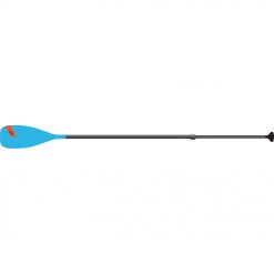 Fiberglass flexes naturally and is therefore easy on your shoulders and back. The stringer inside the “Y” blade creates stiffness while the full fiberglass pressure molded blade is leak proof.