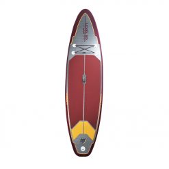 An Ultralight inflatable SUP that is 30% lighter and more compact when rolled up than a regular inflatable SUP board thanks to our Mono-Layer fusion construction. The 10.6 is an inflatable SUP that's fun for paddling inland lakes, mellow flat water and for fitness and SUP yoga.