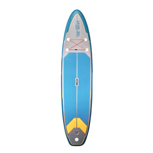 An Ultralight inflatable SUP that is 30% lighter and more compact when rolled up than a regular inflatable SUP board thanks to our Mono-Layer fusion construction. The 11.6 is an inflatable SUP that's fun for paddling inland lakes, mellow flat water and for fitness and SUP yoga.