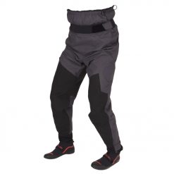 The Surge is a 3-season lightweight dry pant. Constructed from a blend of our eXhaust 2.5 and eXhaust 3.0 waterproof breathable nylon fabrics. High wear areas like the knee and seat panels use eXhaust 3.0 for added durability and low wear areas feature our eXhaust 2.5 for more lightweight breathability.
