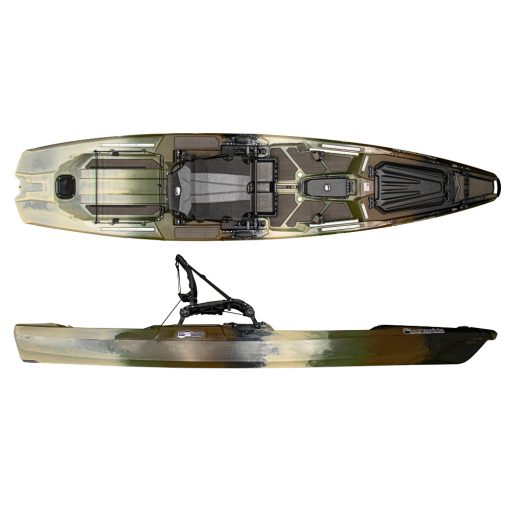The SS127 is the ultimate in fishability from a kayak. Every feature was designed from the ground up to create an amazing angling experience. Featuring a hybrid catamaran hull design that provides uncompromised stability in various conditions, this boat is not kind of stable, its crazy stable (at only 33.5” wide!).