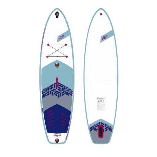 Originated from two popular sizes from our AllroundAir and CrusAir ranges, the Venus line comes in a beautiful and exciting color combination. These boards are perfect for cruising, touring, fitness and yoga. They provide all that is needed for a great time on the water.