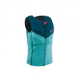 The VESTA safety vest highlights top quality neoprene material, internal safety straps and buckle, a snug fit design and segmented padding.