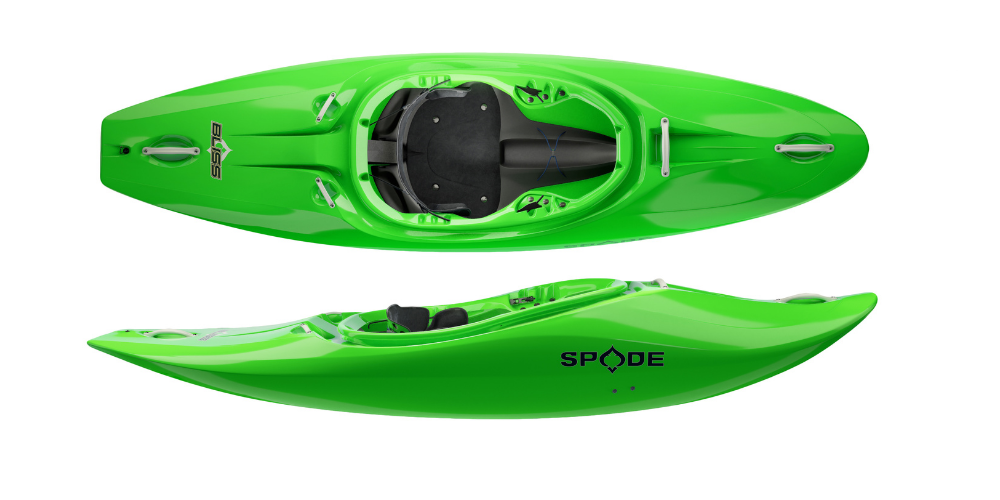 spade kayaks bliss boat half slice