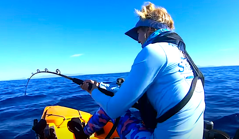 marlin kayak fishing