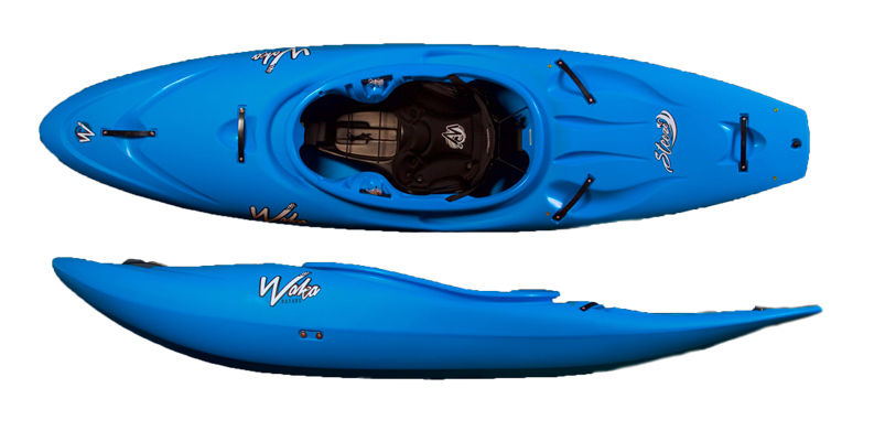 waka steeze by waka kayaks half slice boat