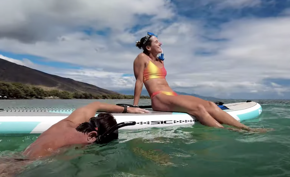 Check out the newest cruising board by Sic Maui, the Tao Air! "The TAO Air is explicitly designed for the paddler who wants a board to take out with the family, surf small to mid-sized waves, take a SUP yoga class, or cruise the shoreline."