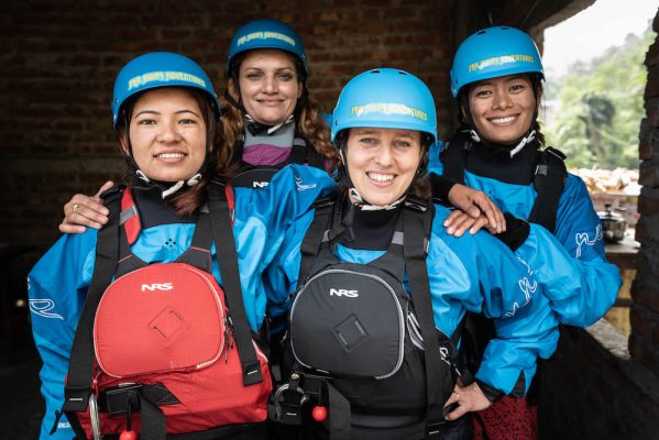 NRS nepal female rafting team