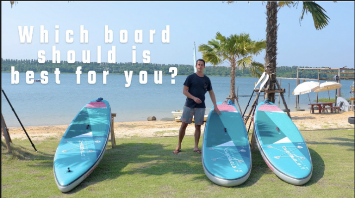 Raul from Starboard compares the inflatable Send range of boards to give you a better insight. The IGO is an all-around board designed for people to learn and simply have fun on a paddle. The Touring is designed for the explorer looking for a portable board to take on expeditions.